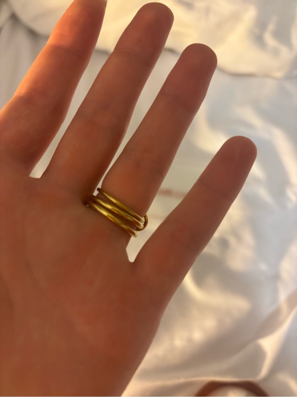 Louise Carter 3 stack ring - Picture 2 of 3